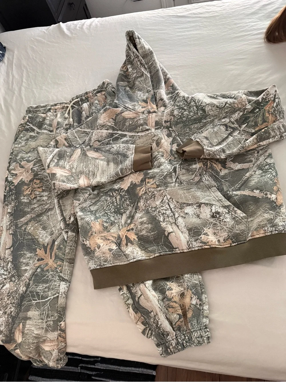 Gilded Intent Camo Joggers and Hoodie matching set